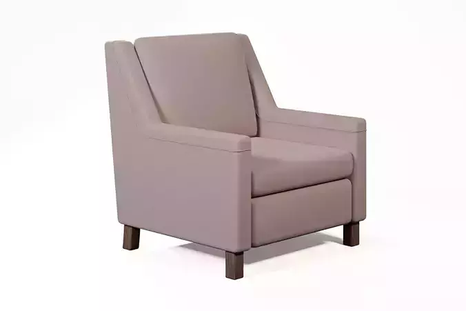 Armchair person recliner chair 3D model