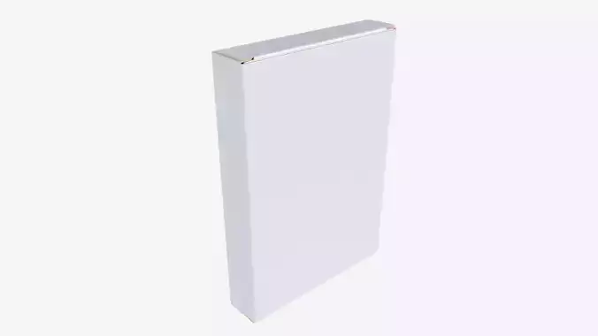 Paper box mockup 16 3D model