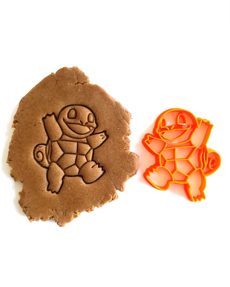Squirtle Pokemon Cookie Cutter 3D print model_1