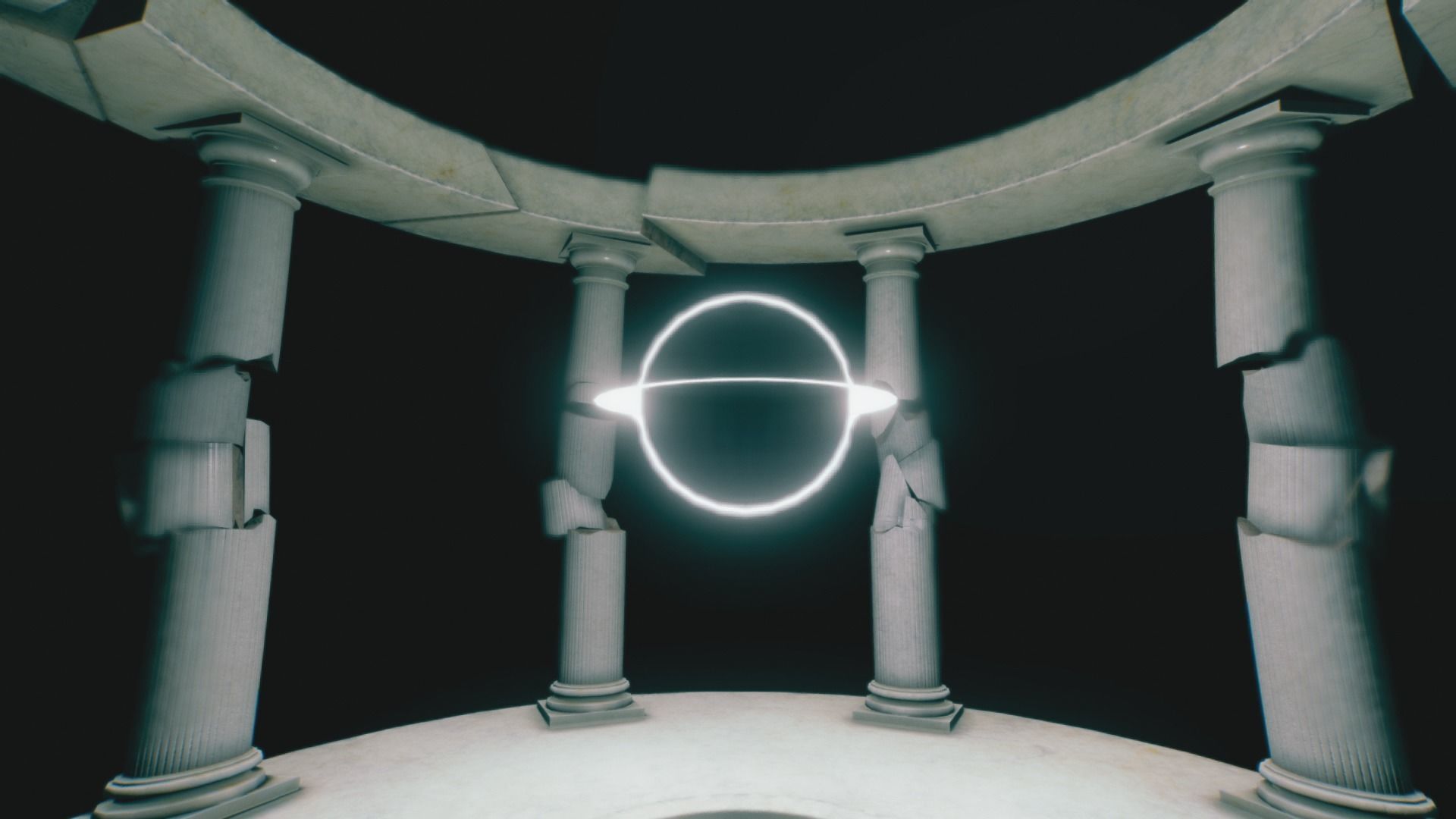 Temple of Time Low-poly 3D model_4