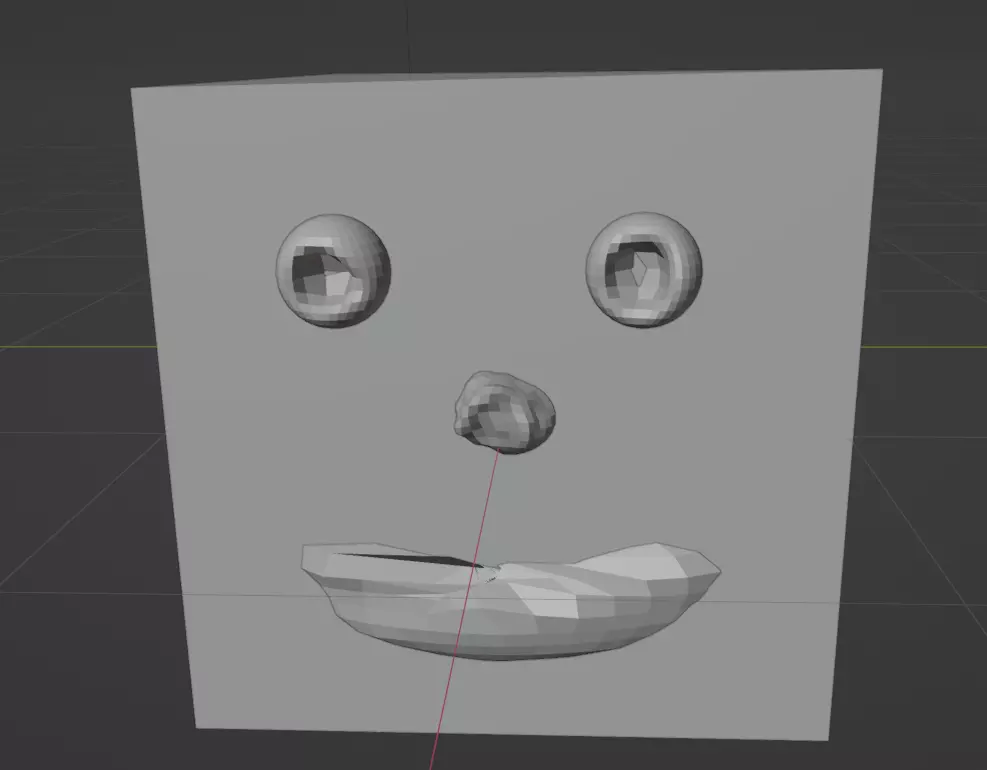 happy cube Free 3D model_0