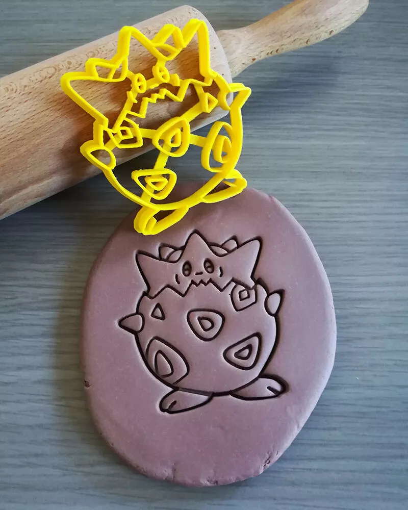 Togepi Pokemon Cookie Cutter 3D print model