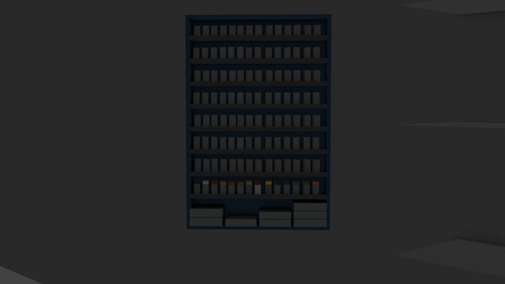 Lowpoly Industrial City Low-poly 3D model_16