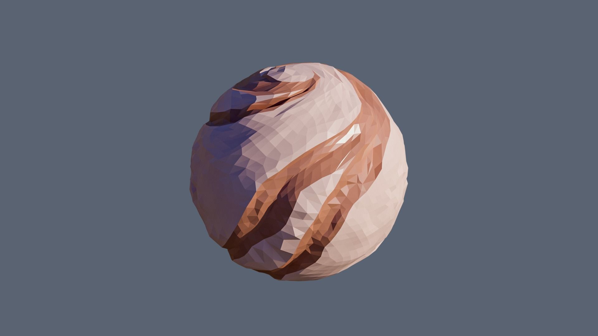 Planets Low-poly 3D model_21