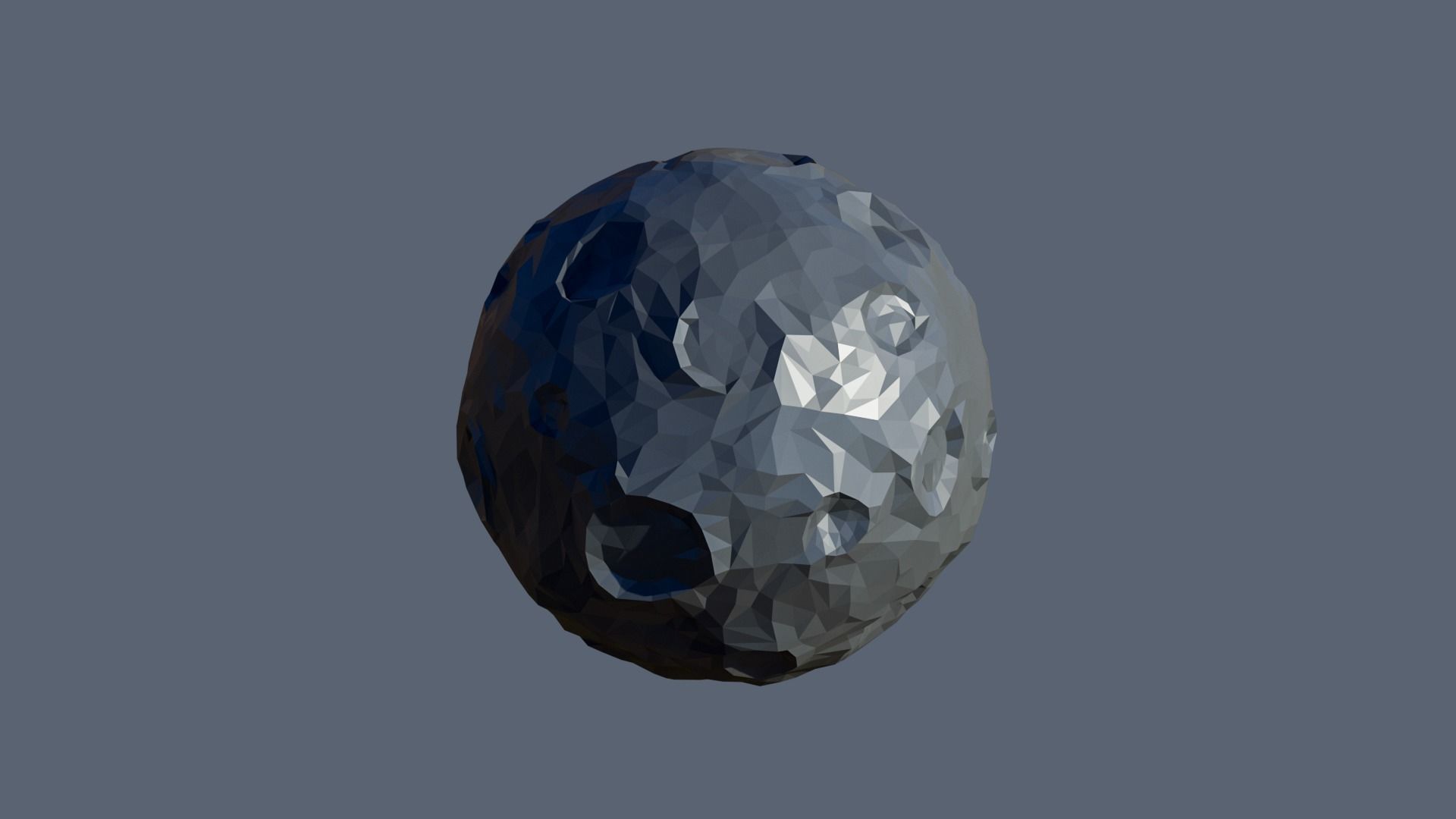 Planets Low-poly 3D model_30