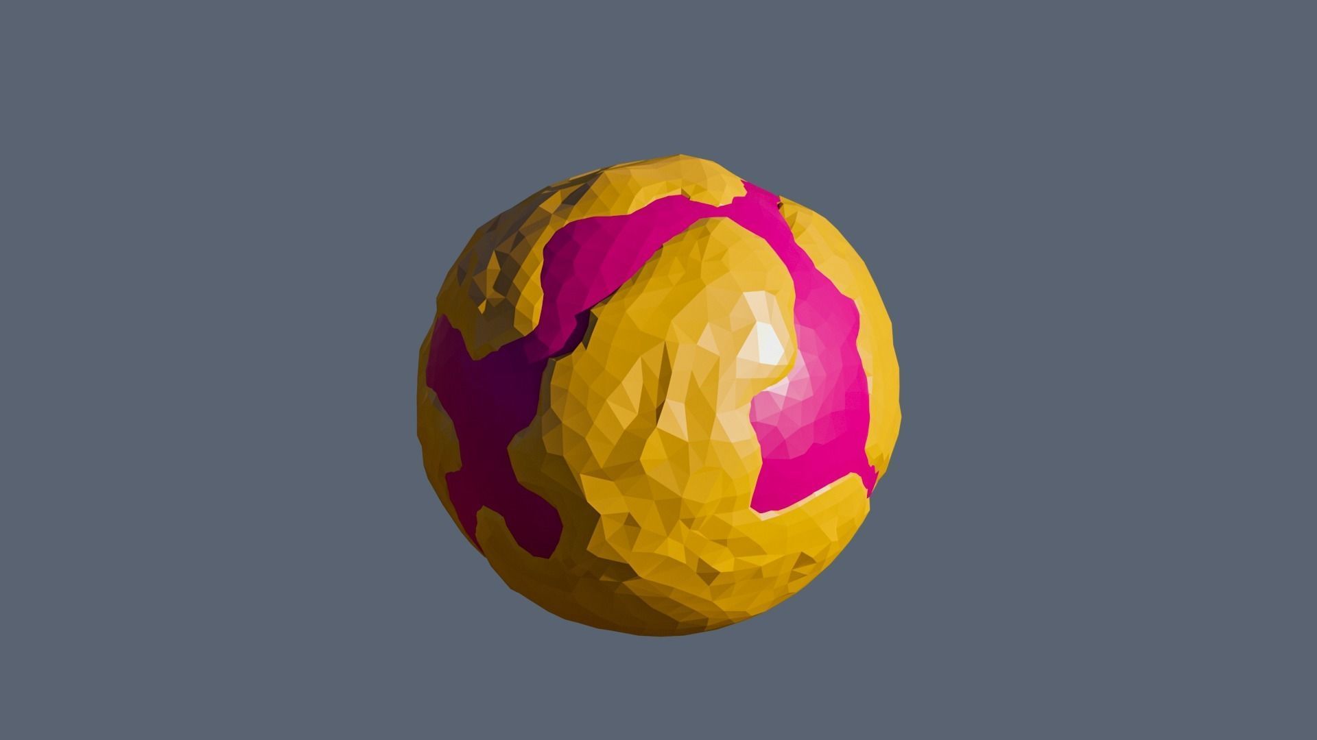 Planets Low-poly 3D model_19