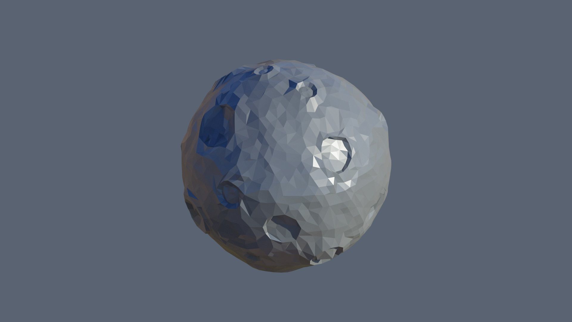 Planets Low-poly 3D model_33