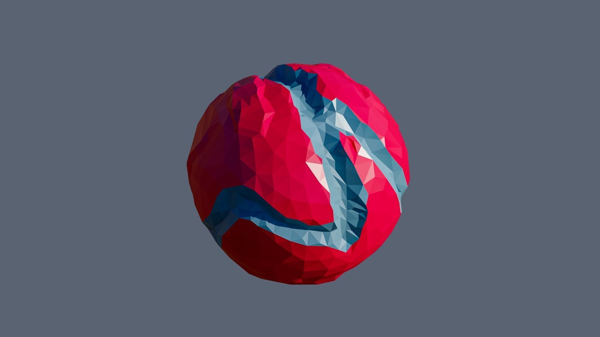 Planets Low-poly 3D model_46