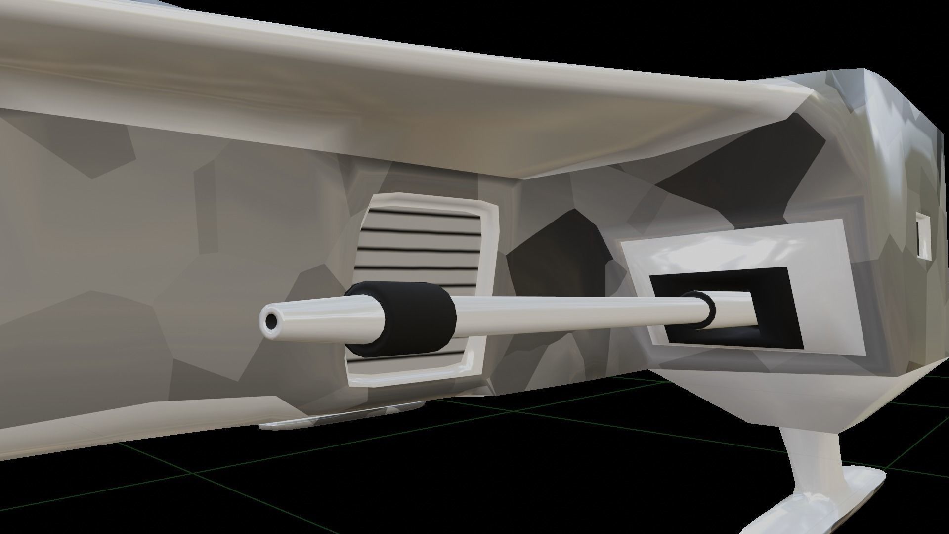 Sci-Fi Military Spaceship - Rebel G4 3D print model_5