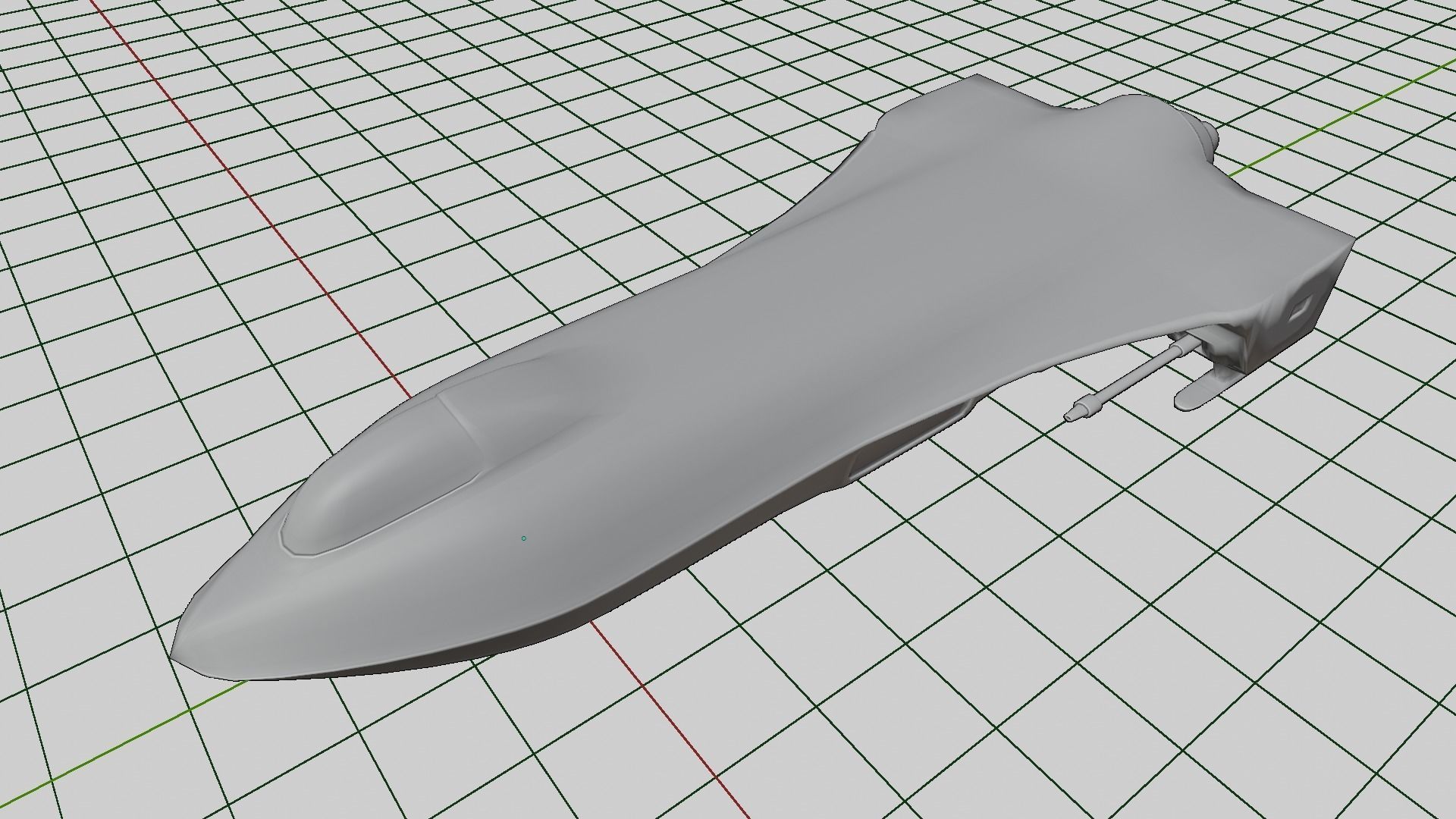 Sci-Fi Military Spaceship - Rebel G4 3D print model_10