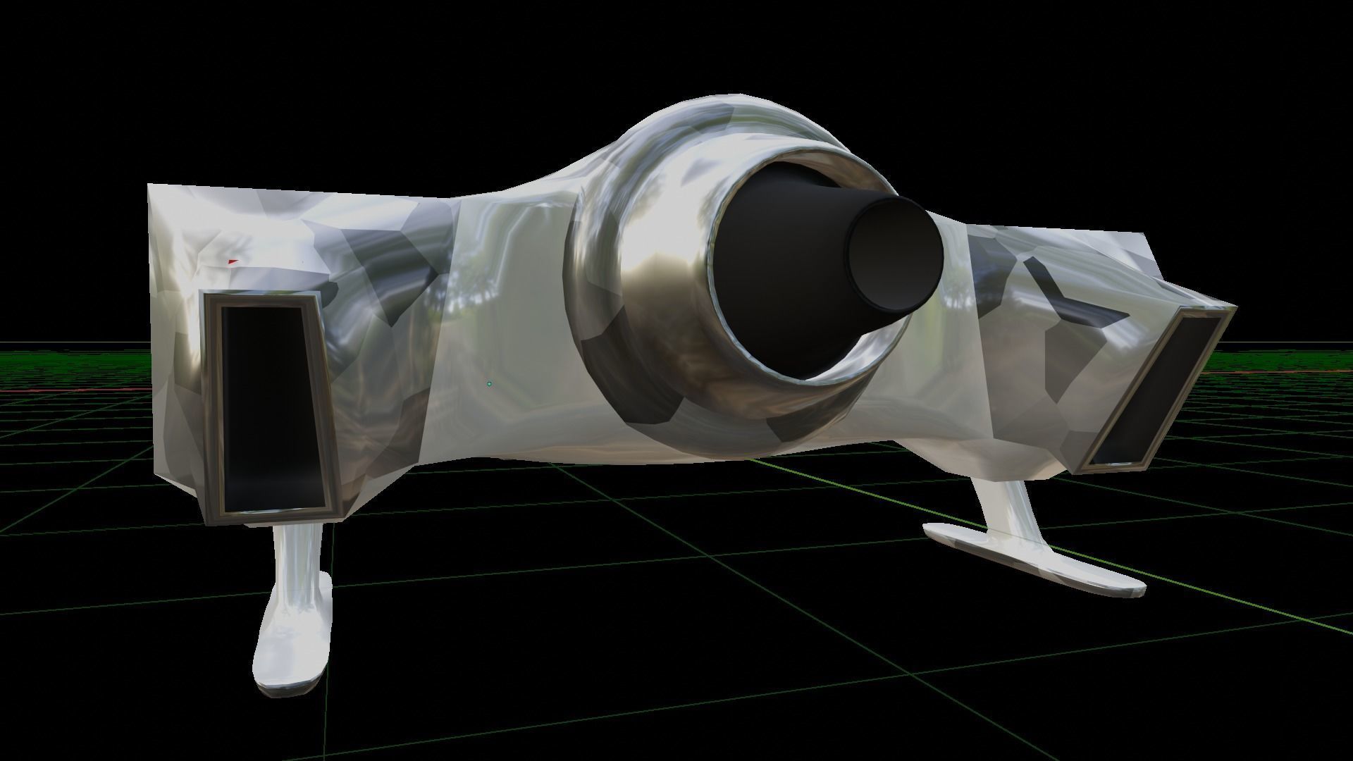 Sci-Fi Military Spaceship - Rebel G4 3D print model_8