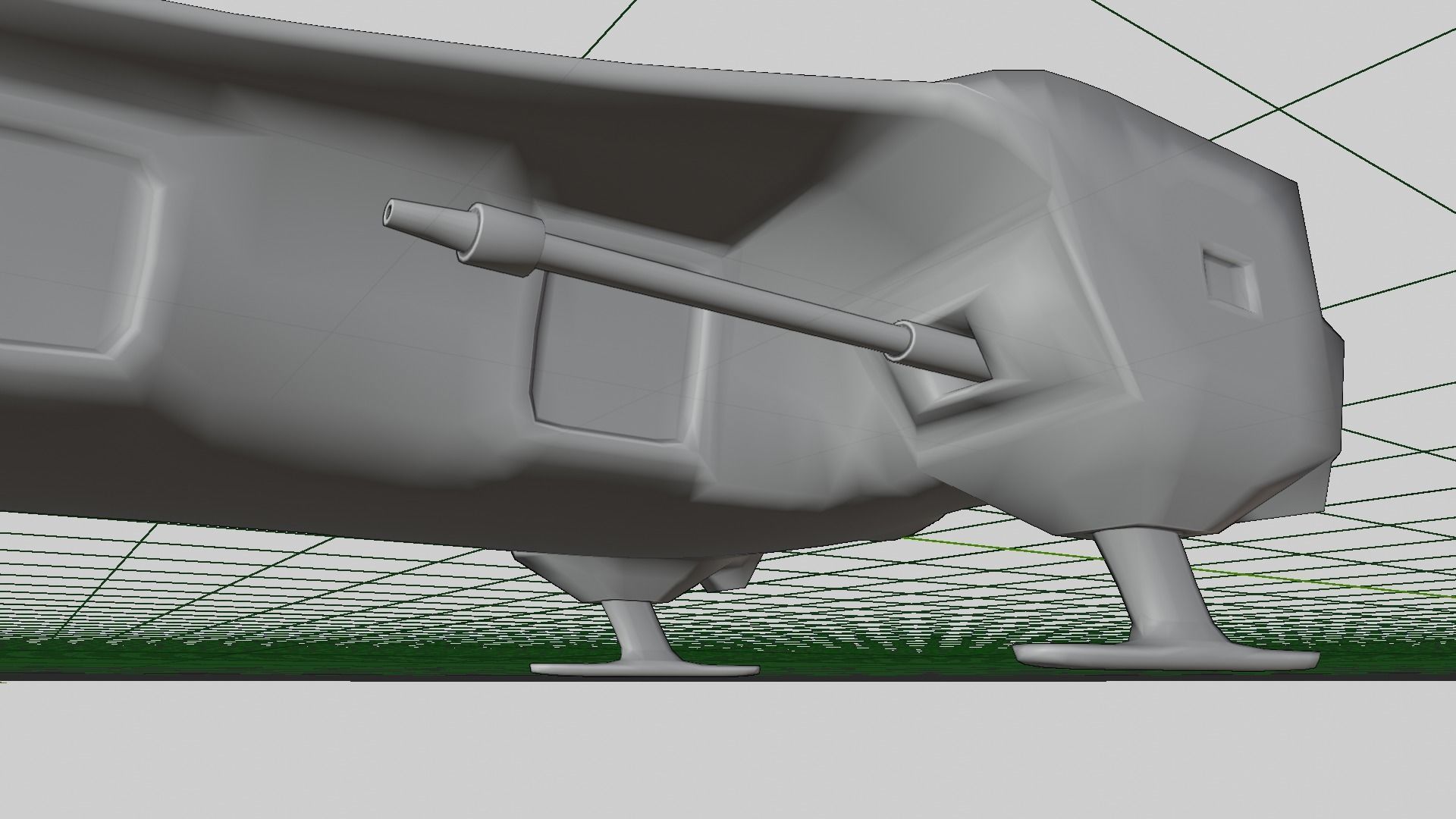 Sci-Fi Military Spaceship - Rebel G4 3D print model_13