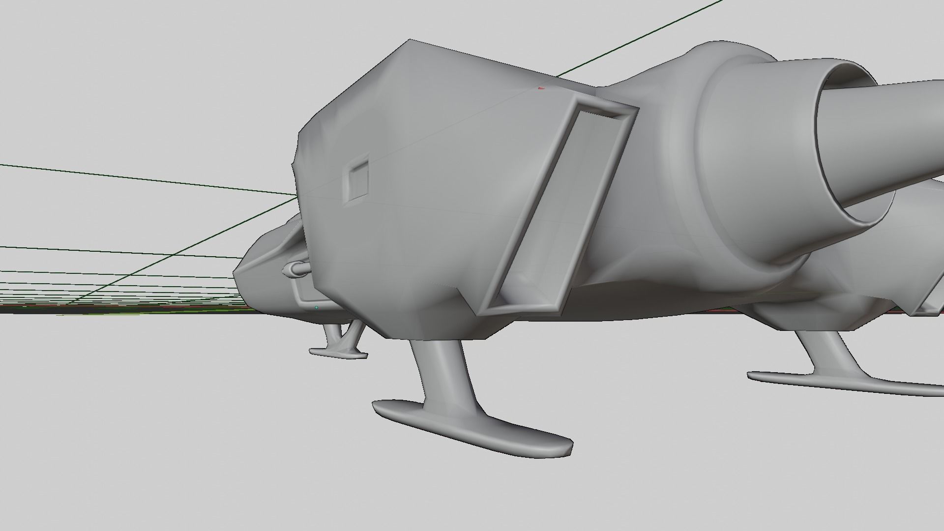 Sci-Fi Military Spaceship - Rebel G4 3D print model_14