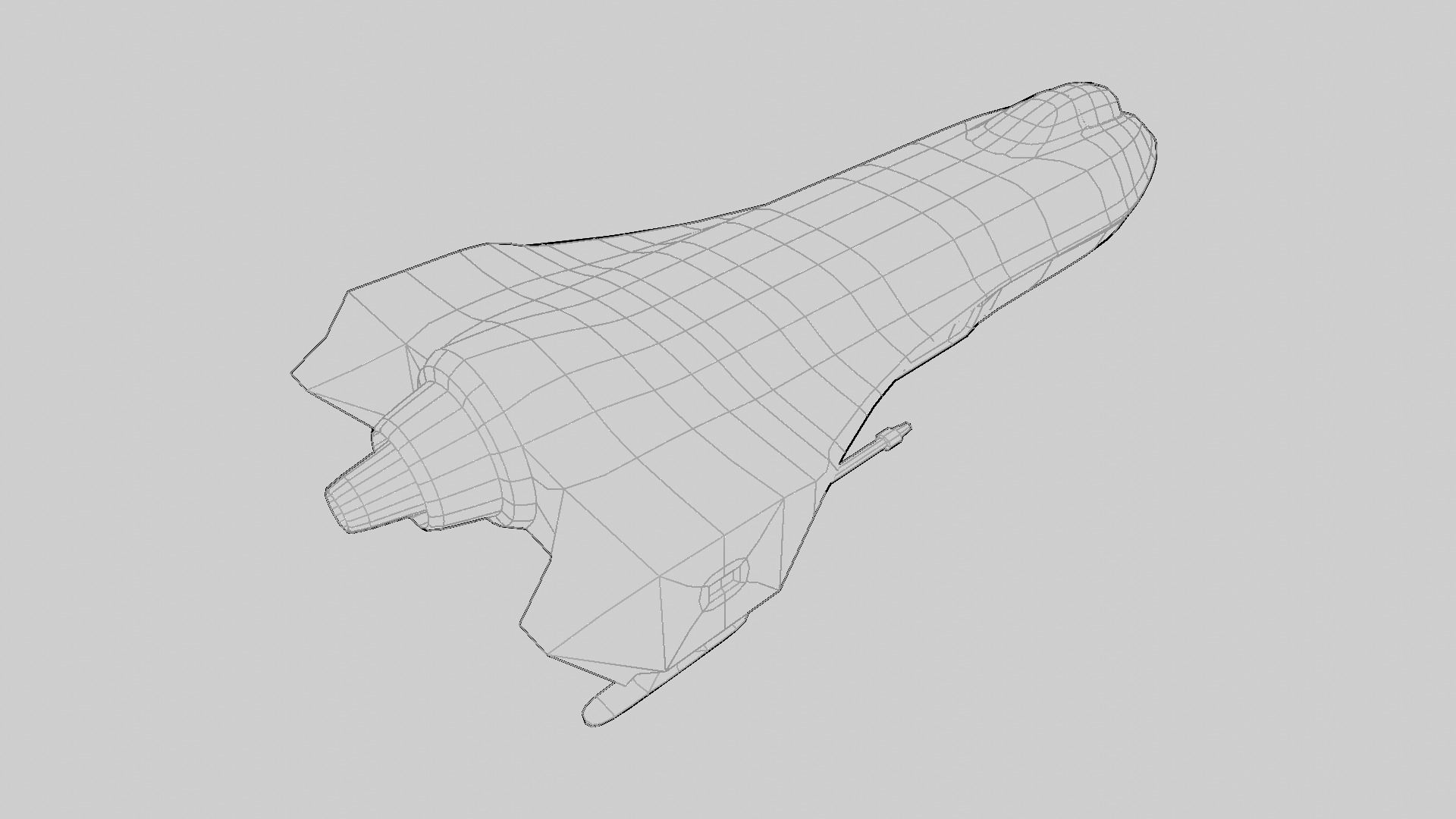 Sci-Fi Military Spaceship - Rebel G4 3D print model_25