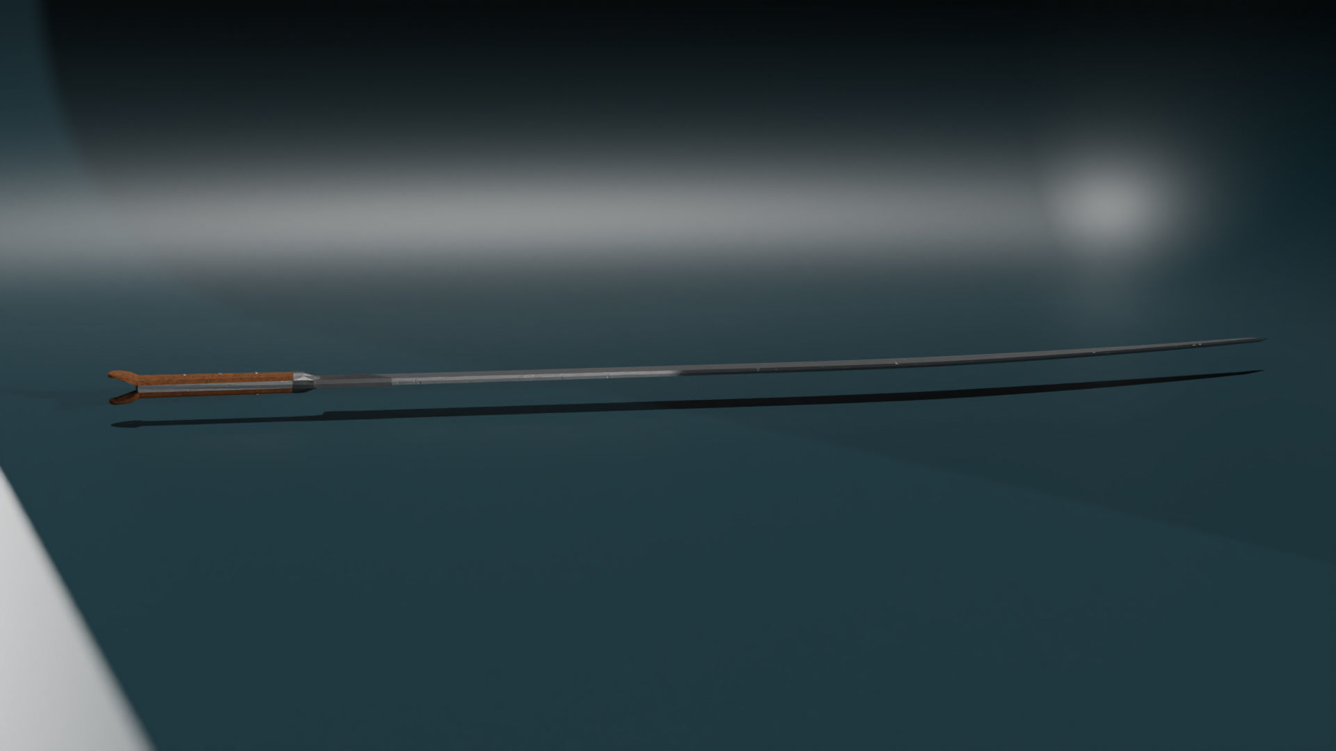 game ready low poly sword samurai Free 3D model_2