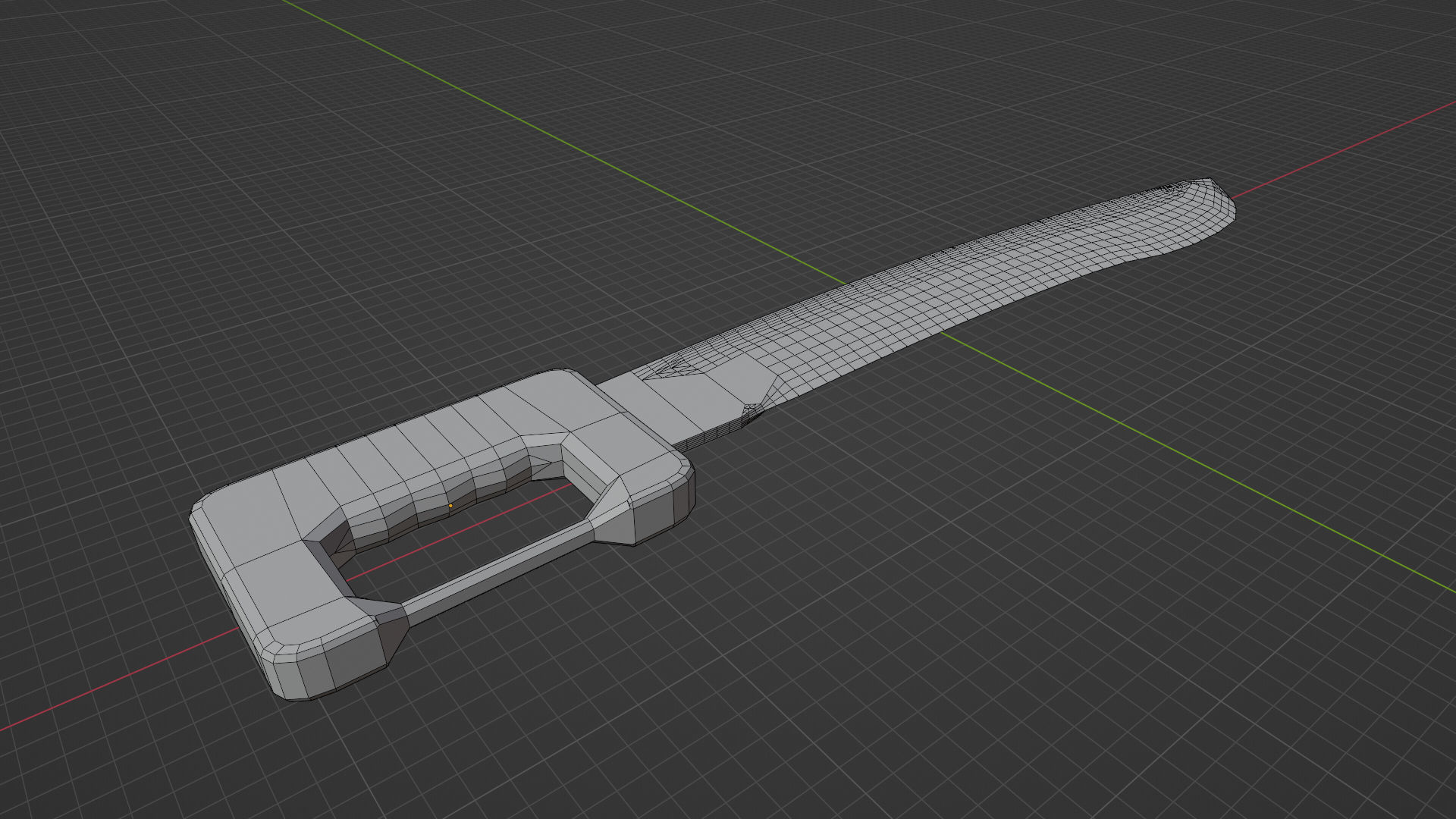 game ready low poly sword knife with wooden handle Free 3D model_5