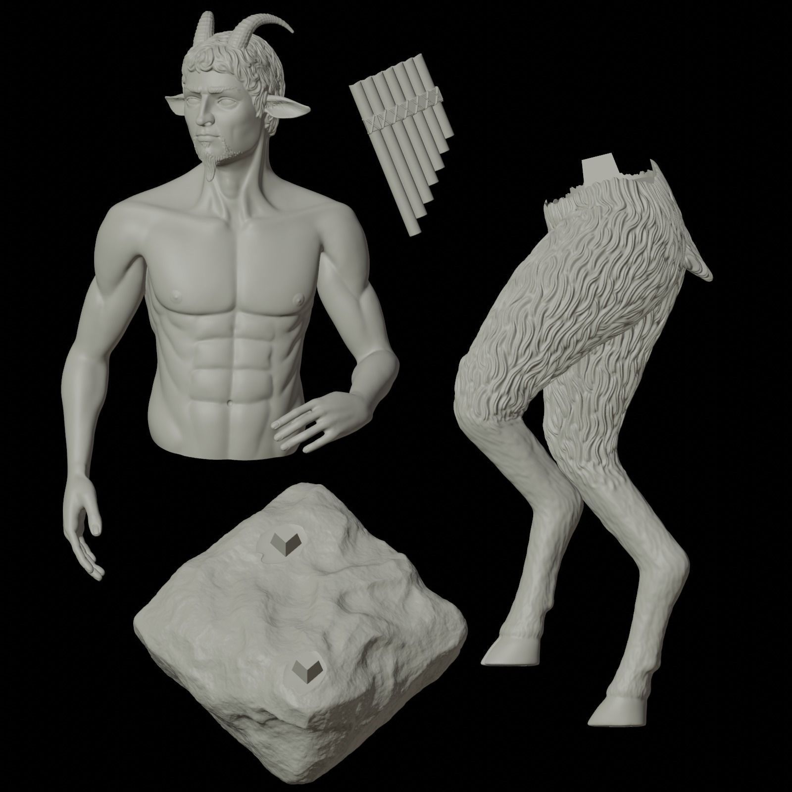 Faun Satyr 3D print model_26