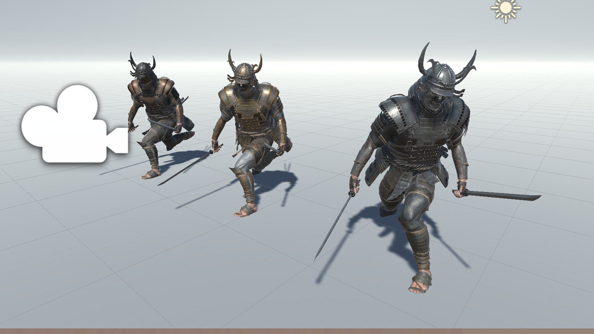 Samurai Boss Low-poly 3D model_33