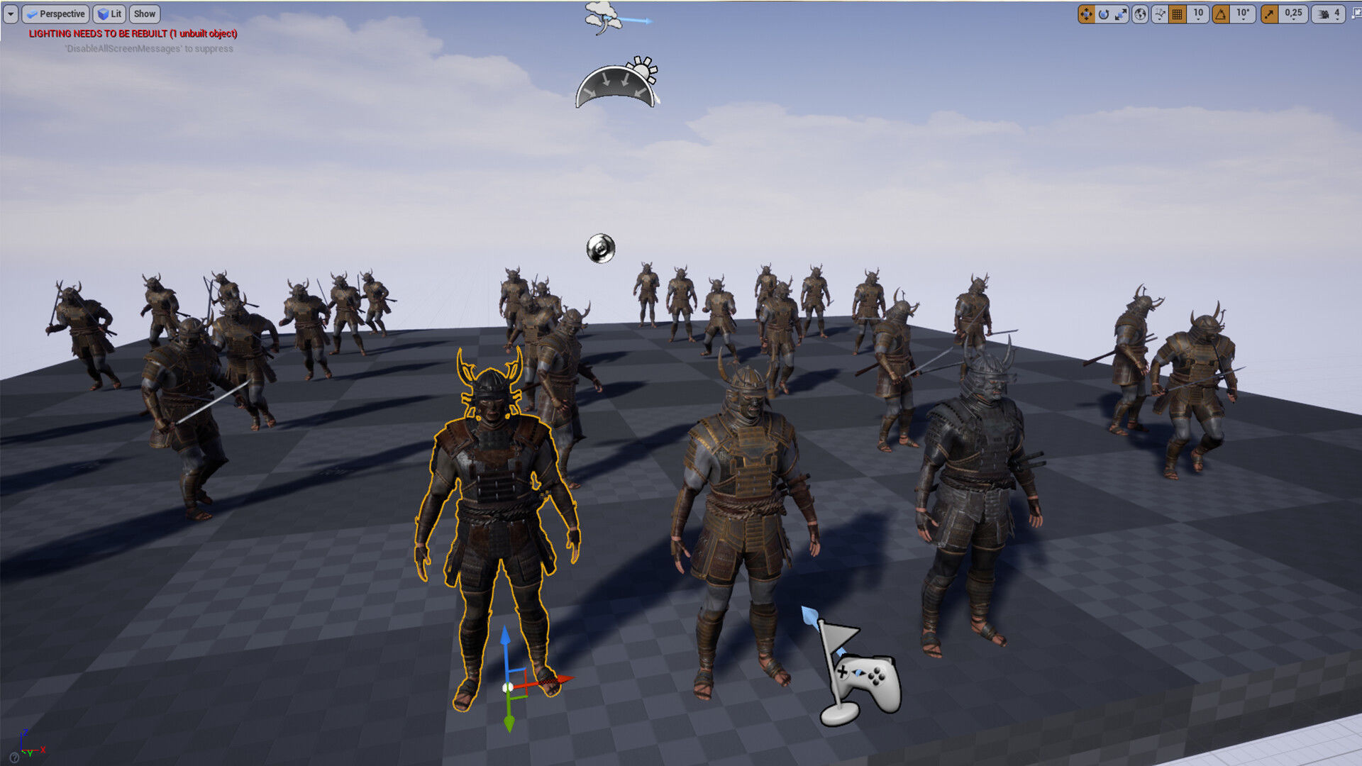 Samurai Boss Low-poly 3D model_36