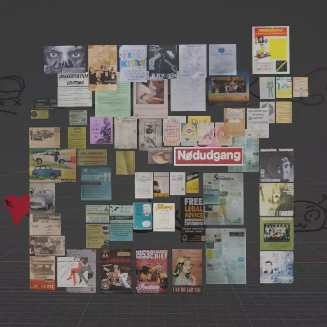 67 flyer-advertisement-sticker pack Texture