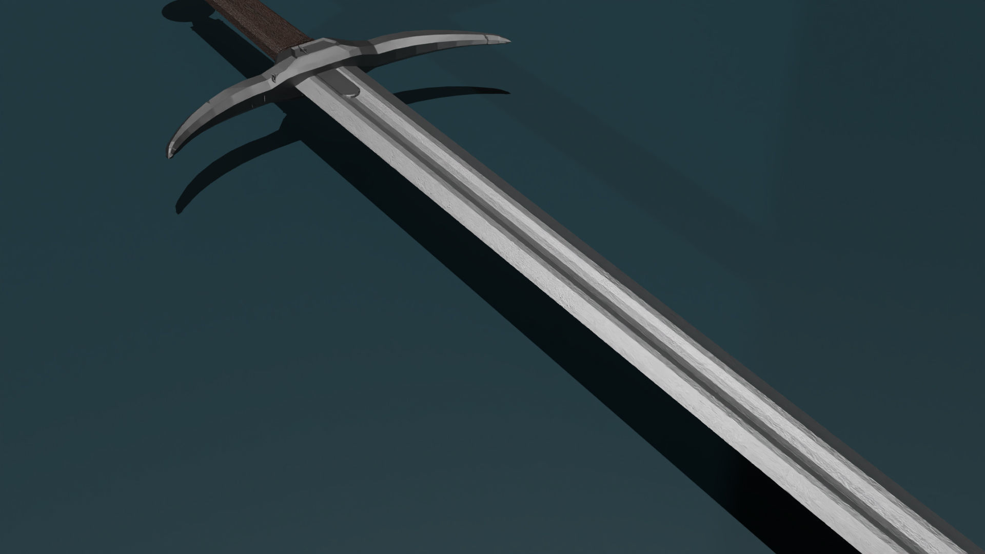 game ready low poly sword pack Low-poly 3D model_9