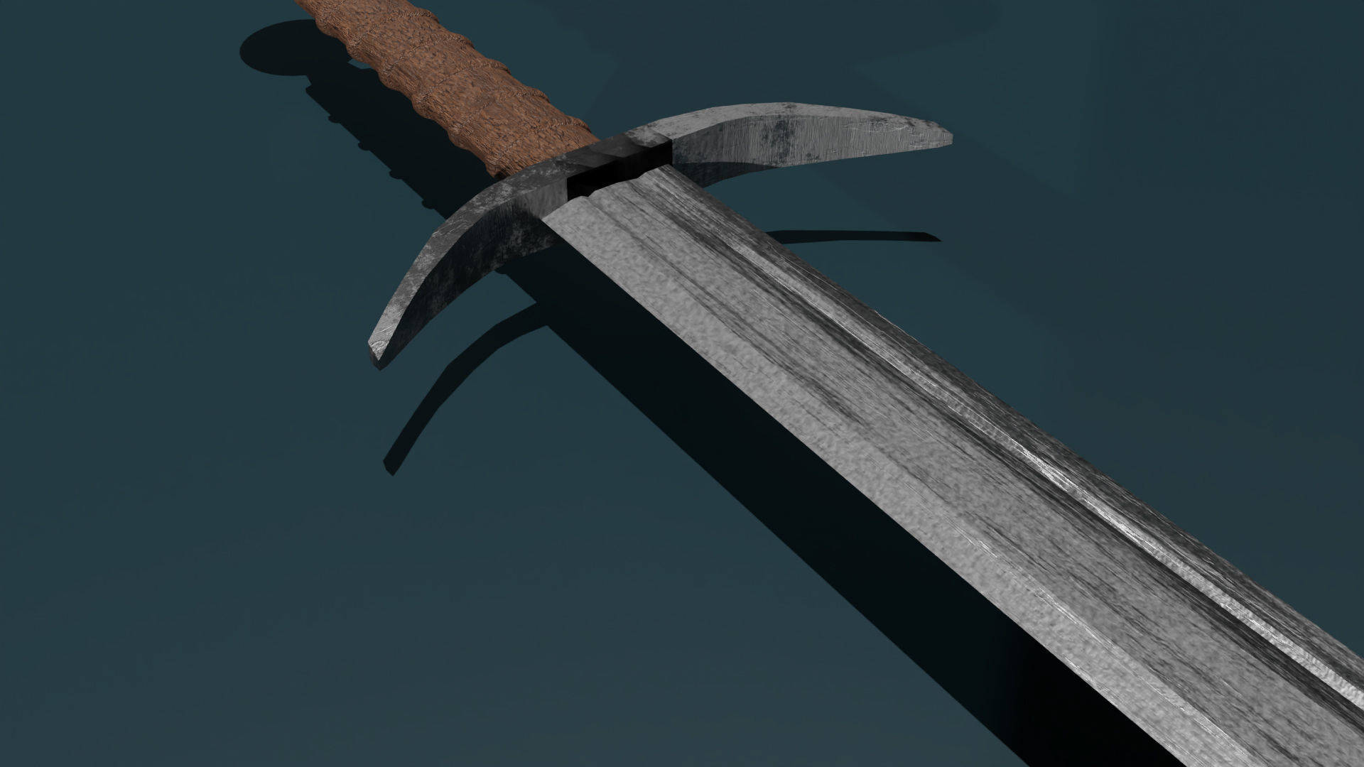 game ready low poly sword pack Low-poly 3D model_3