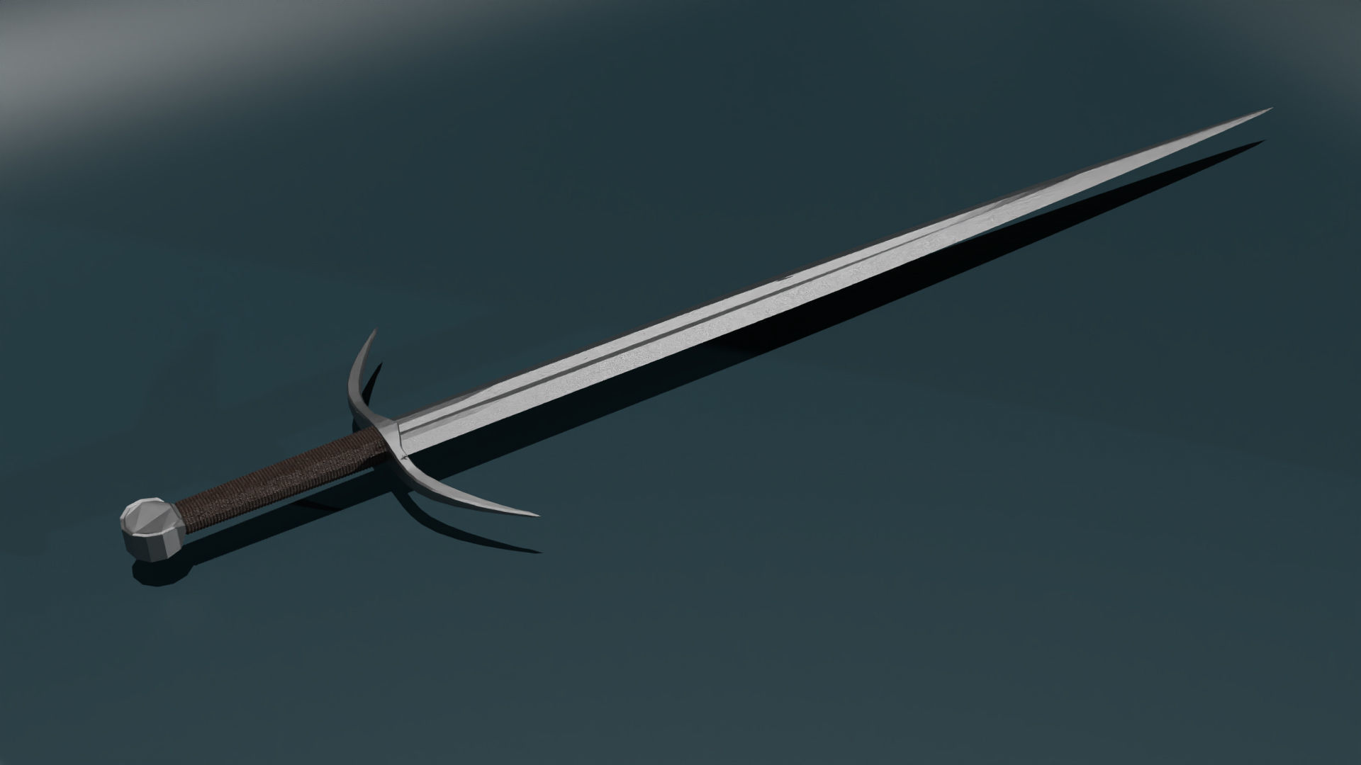 game ready low poly sword pack Low-poly 3D model_12