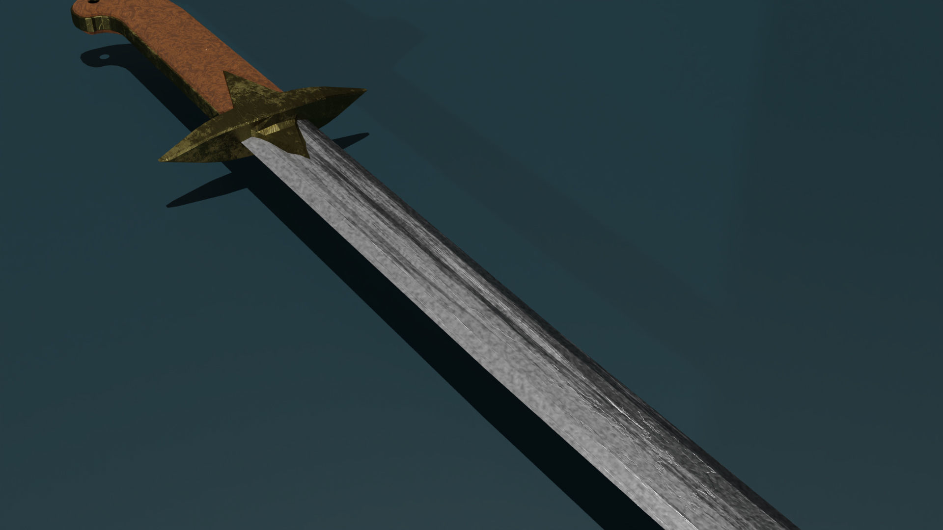 game ready low poly sword pack Low-poly 3D model_7