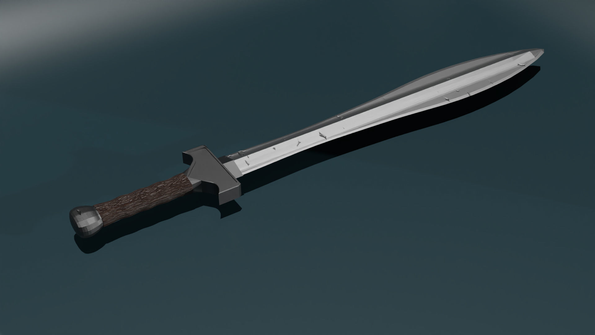 game ready low poly sword pack Low-poly 3D model_30