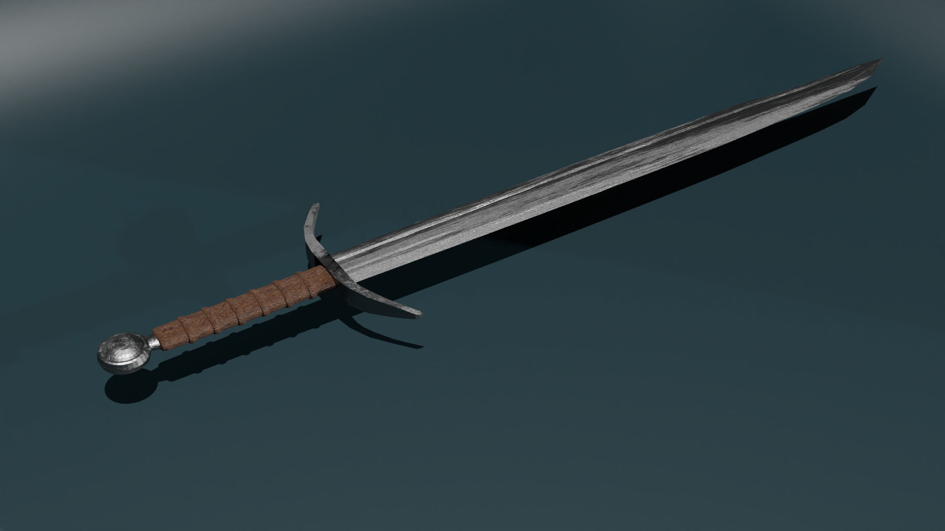 game ready low poly sword pack Low-poly 3D model_2