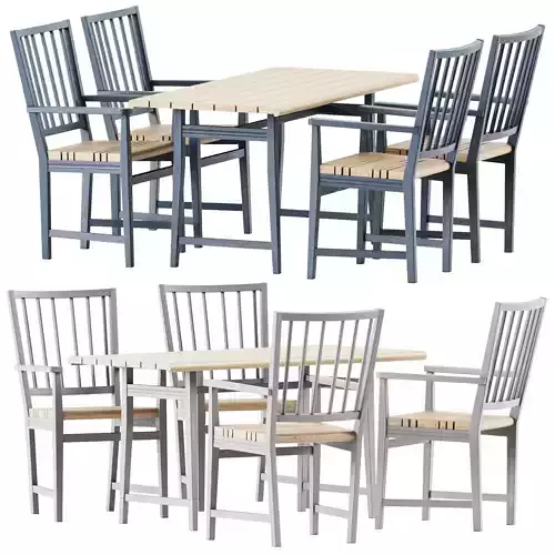 Leksand Table and Armchair by Nola