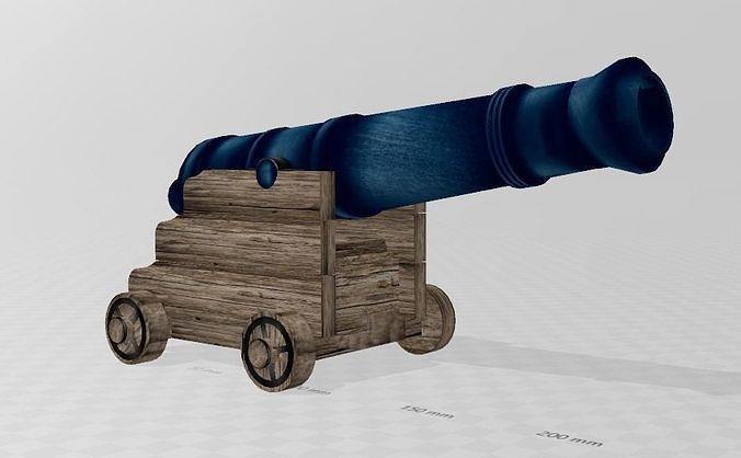 Old Cannon 3D model