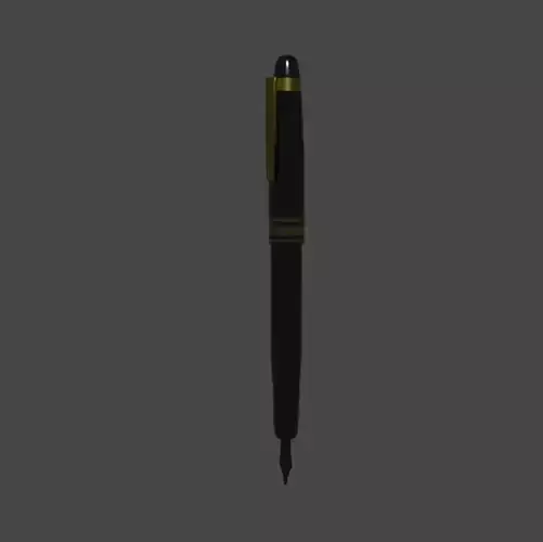 Black Pen 3D model