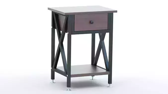 VECELO Table Night Stand 