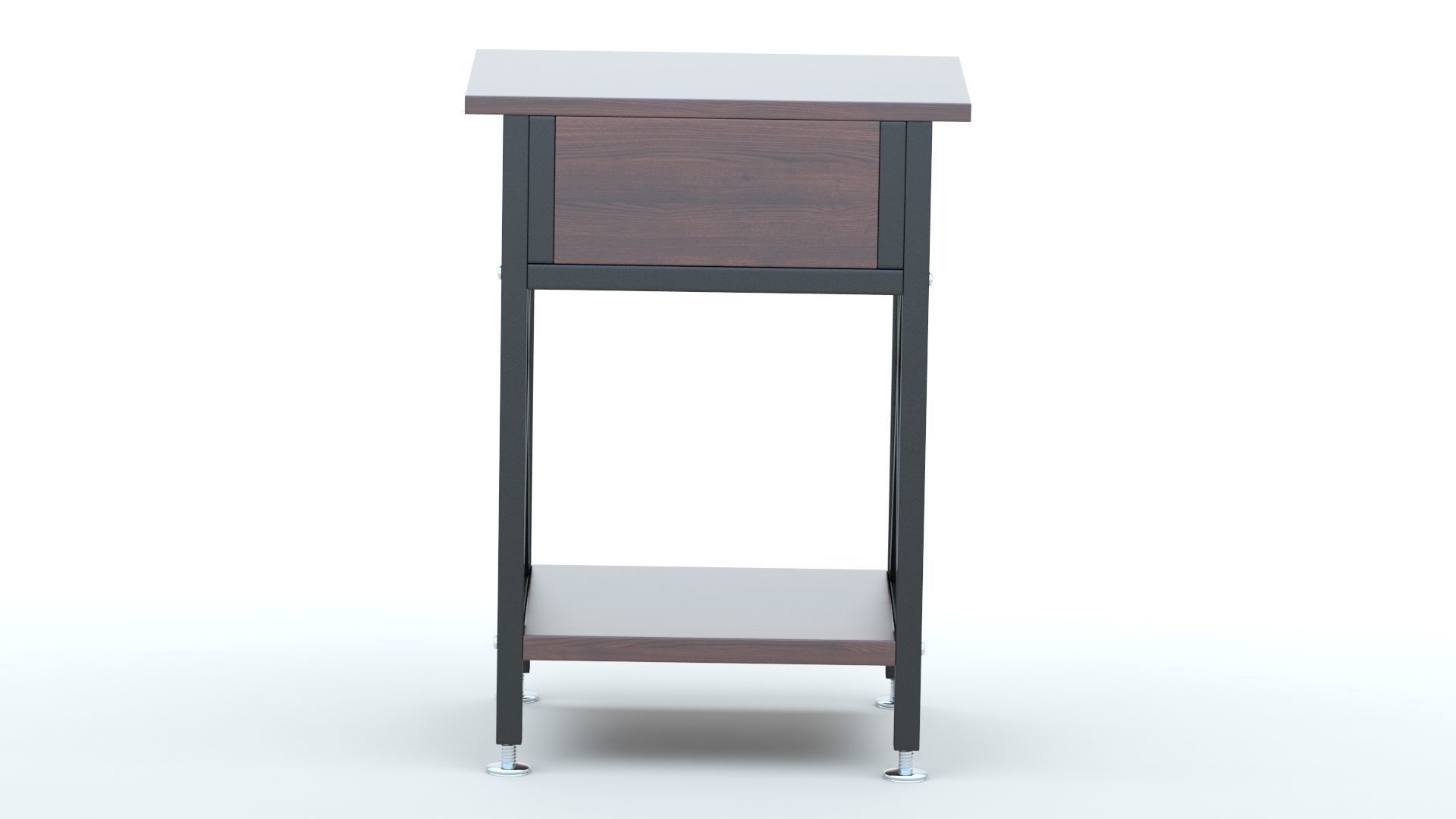 VECELO Table Night Stand  3D model_3