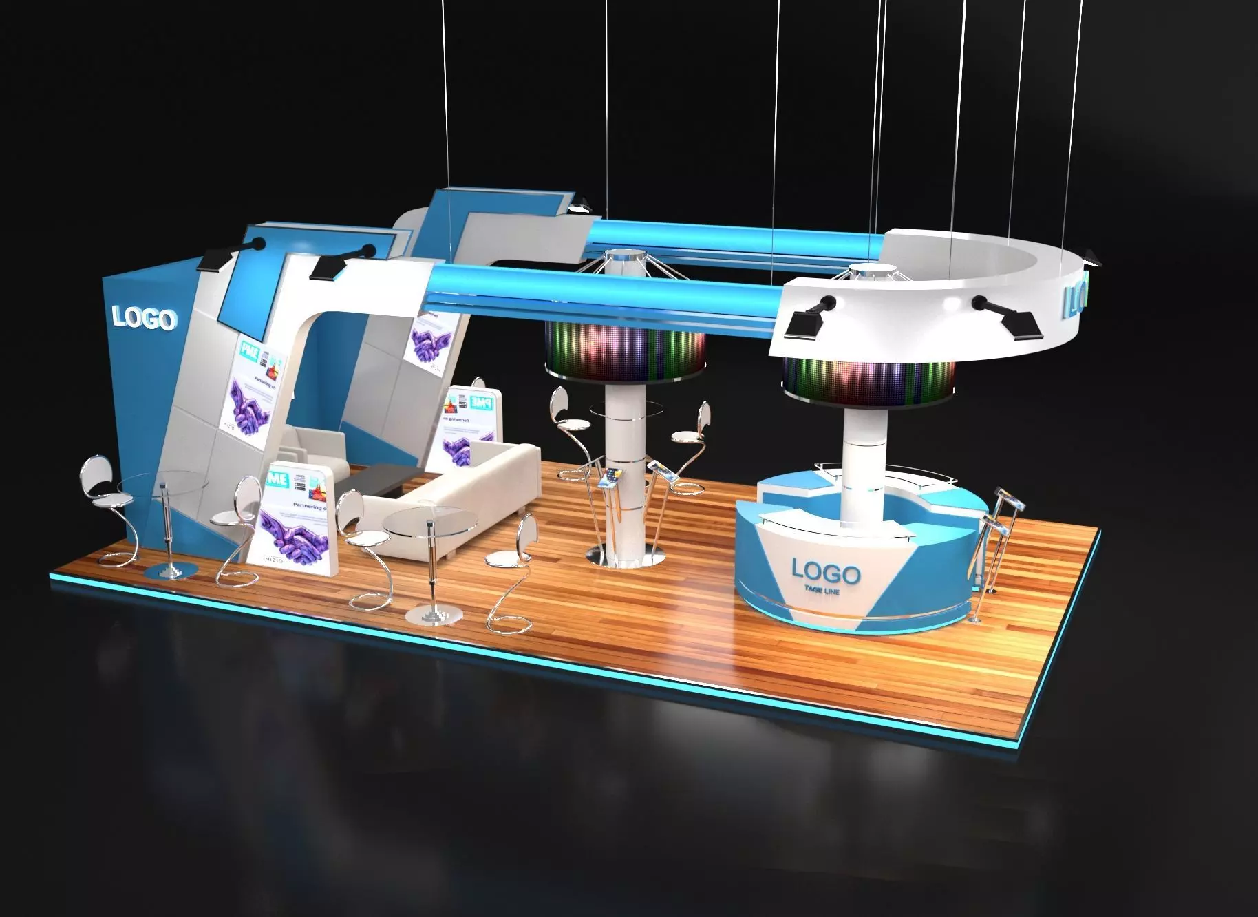 Arby Stall Free low-poly 3D model
