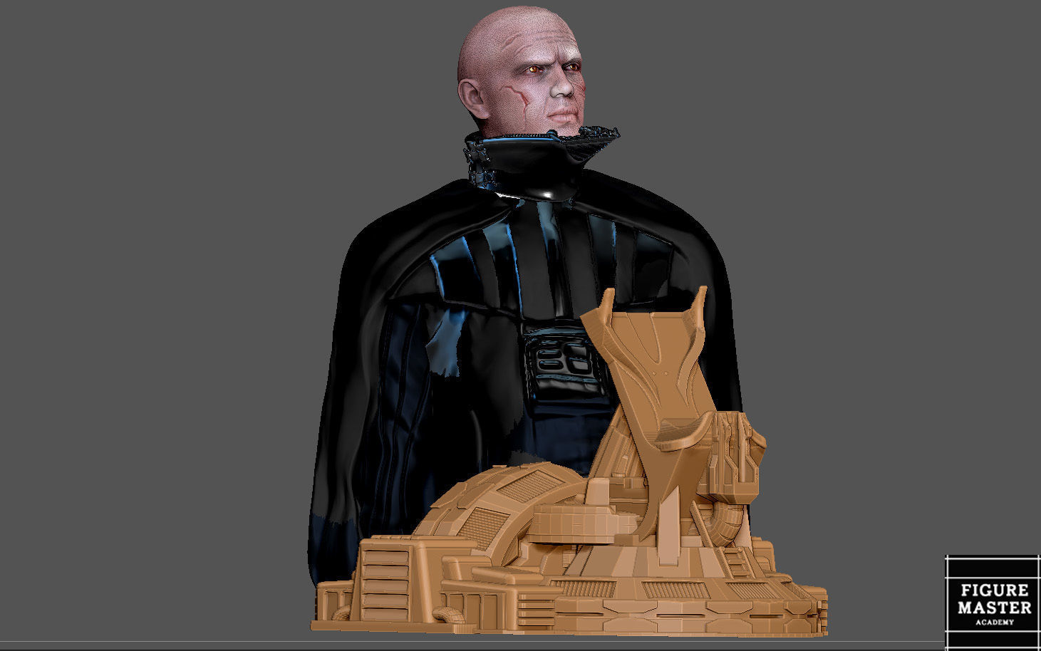 DARTH VADER ANAKIN PS5 PS4 CONTROLLER HOLDER STARWARS OBIWAN 3D print model_23