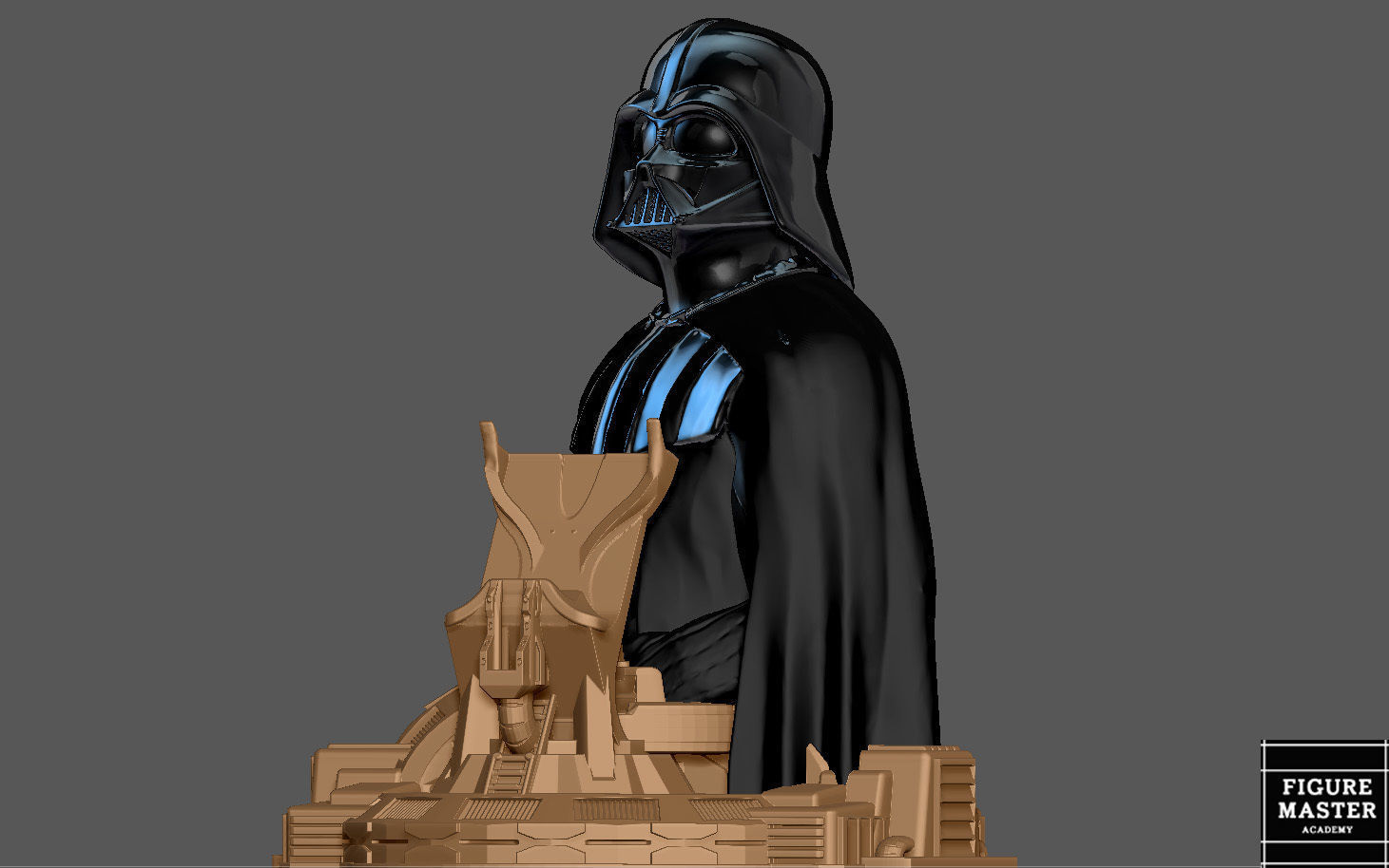 DARTH VADER ANAKIN PS5 PS4 CONTROLLER HOLDER STARWARS OBIWAN 3D print model_15