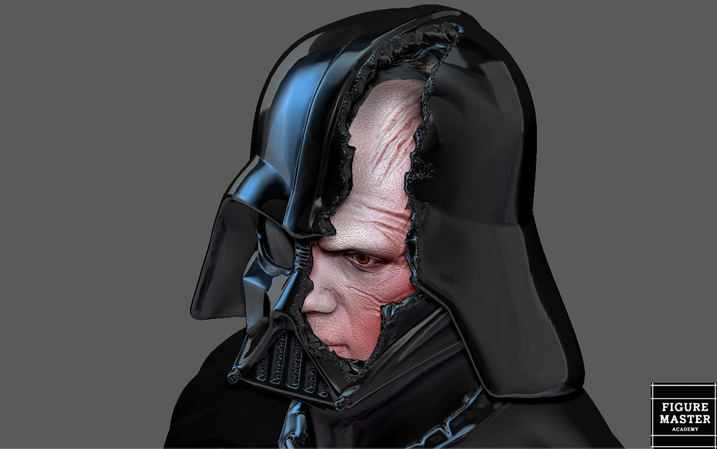 DARTH VADER ANAKIN PS5 PS4 CONTROLLER HOLDER STARWARS OBIWAN 3D print model_11