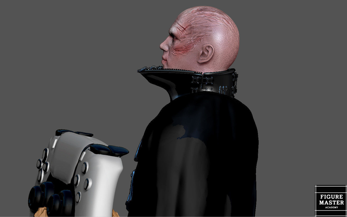 DARTH VADER ANAKIN PS5 PS4 CONTROLLER HOLDER STARWARS OBIWAN 3D print model_26