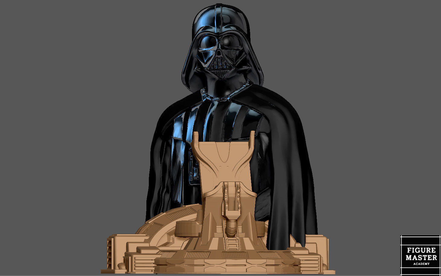 DARTH VADER ANAKIN PS5 PS4 CONTROLLER HOLDER STARWARS OBIWAN 3D print model_9