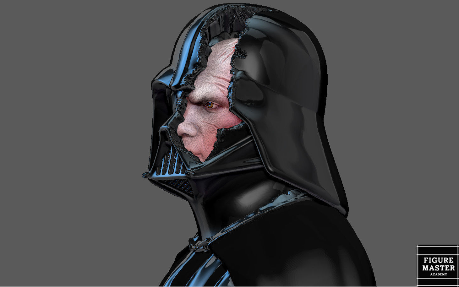 DARTH VADER ANAKIN PS5 PS4 CONTROLLER HOLDER STARWARS OBIWAN 3D print model_8