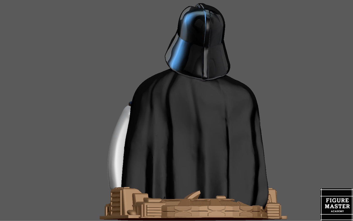 DARTH VADER ANAKIN PS5 PS4 CONTROLLER HOLDER STARWARS OBIWAN 3D print model_32