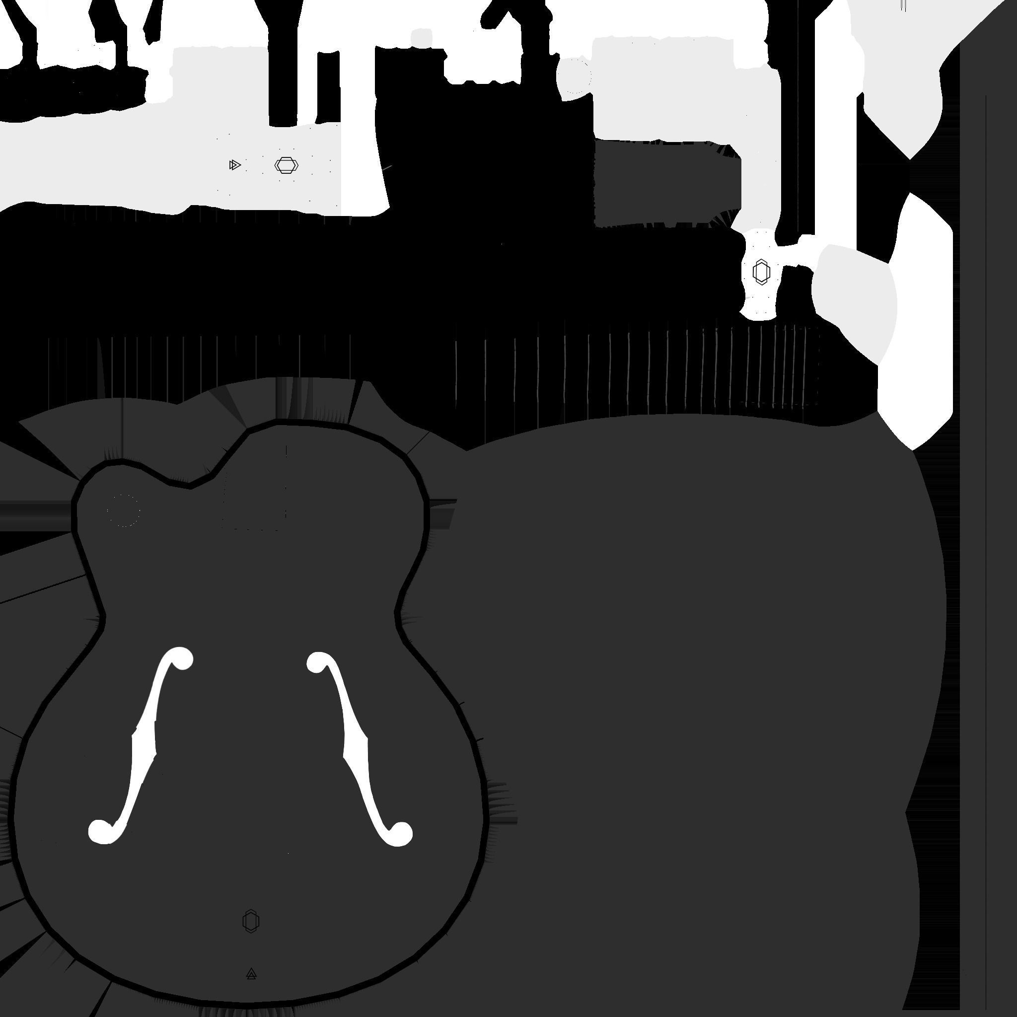 Electric Guitar J01 Red - Music Instrument Design Low-poly 3D model_22