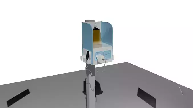 Portable Charging Station for Mobile with Sanitizer