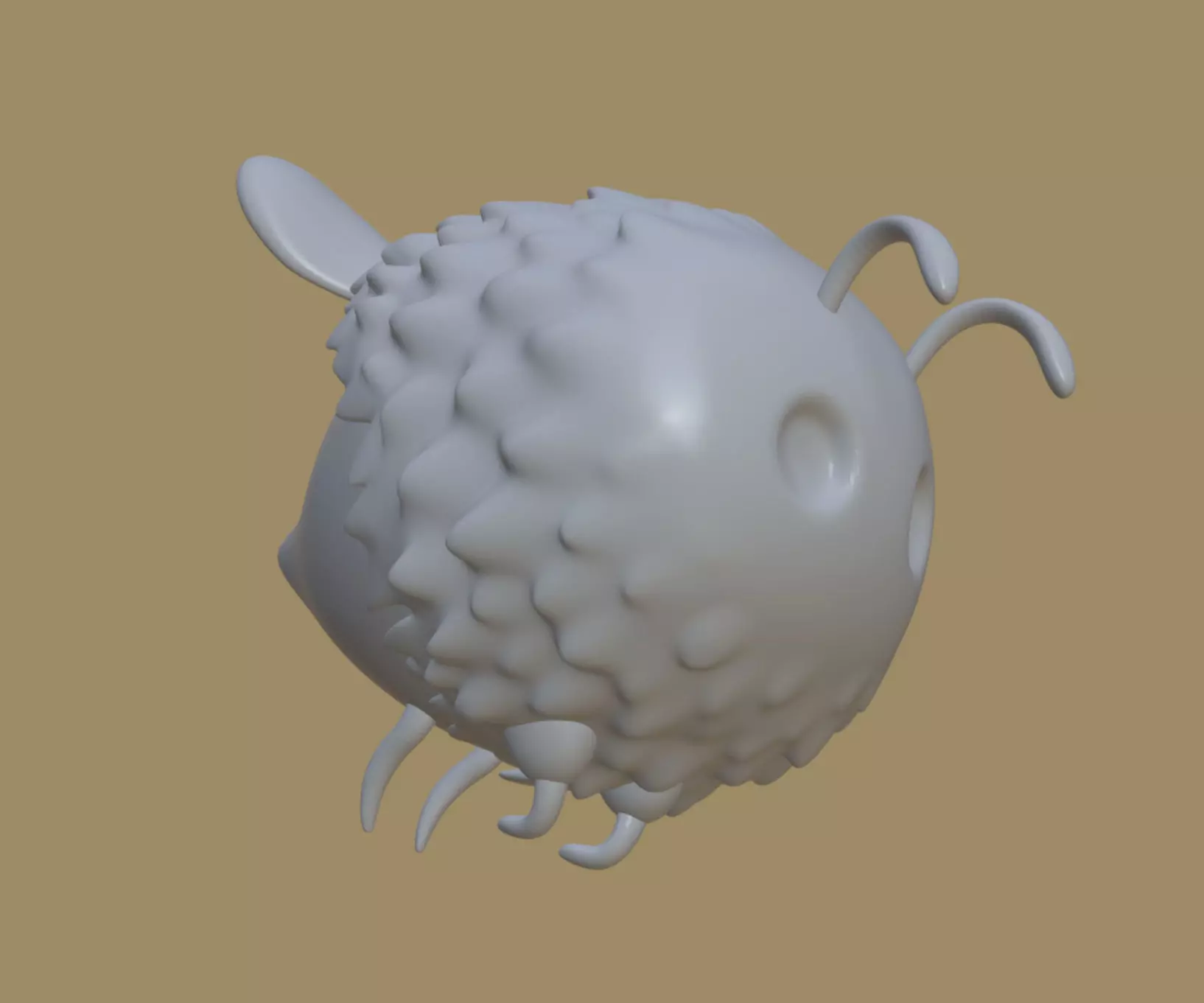 Hollow Knight Hive Guardian 3D model_0