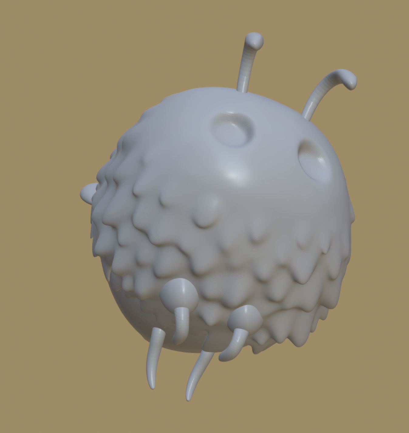 Hollow Knight Hive Guardian 3D model_3