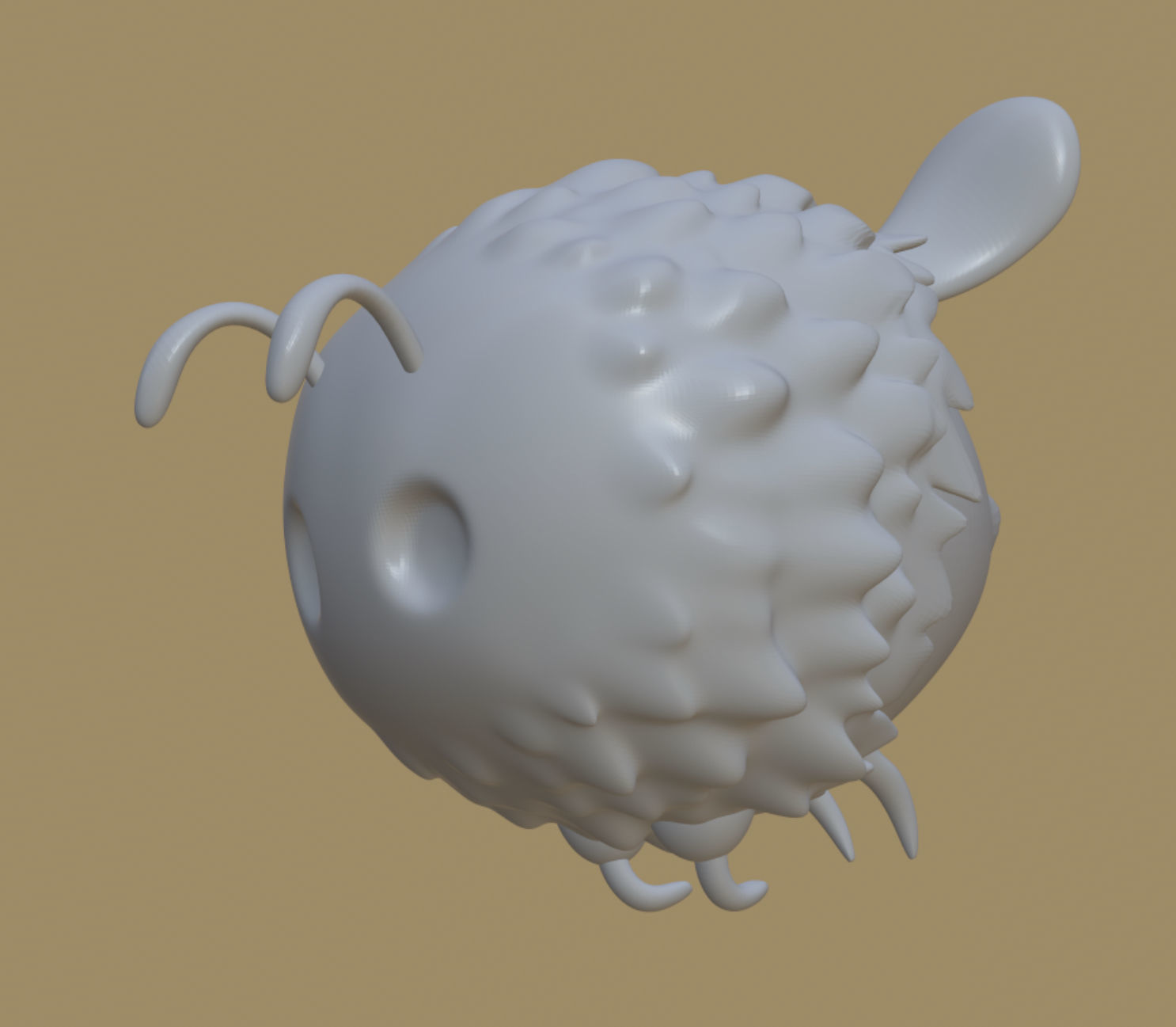 Hollow Knight Hive Guardian 3D model_1