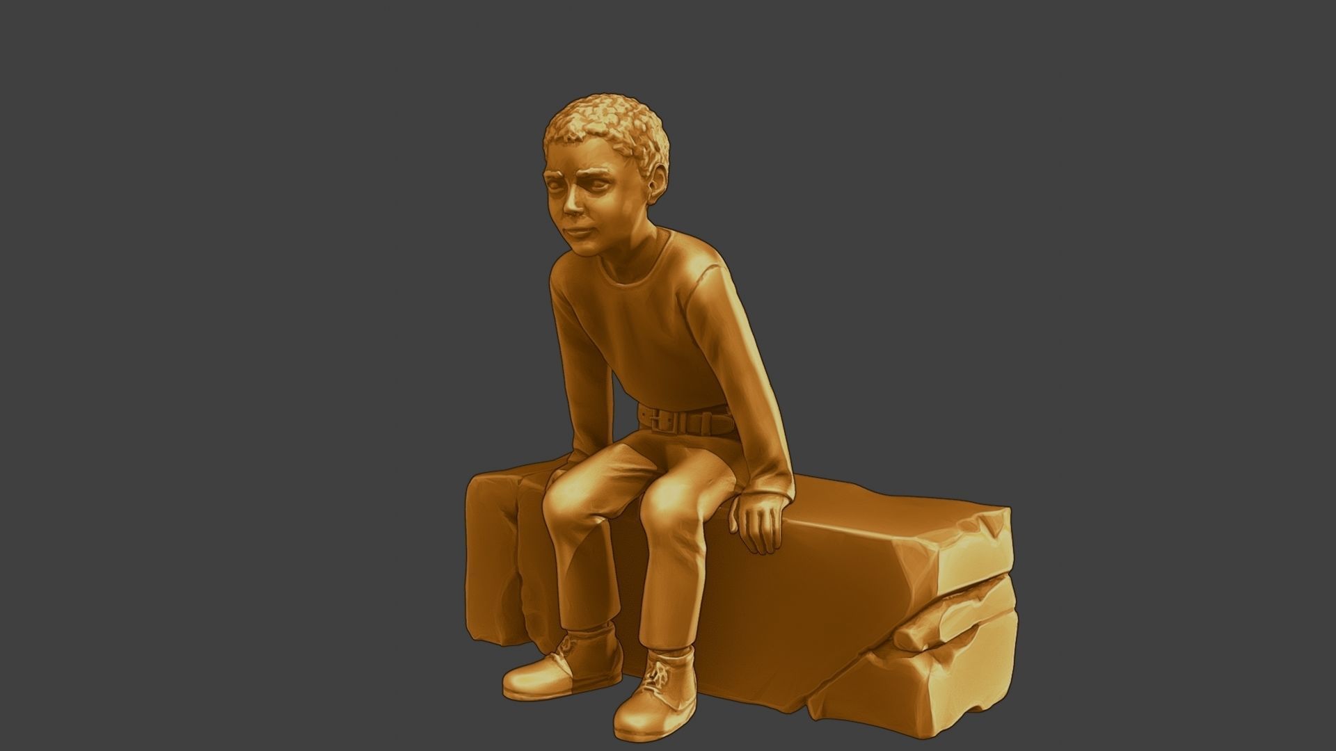 ww2 Casual Boy CB1 009 3D print model_2