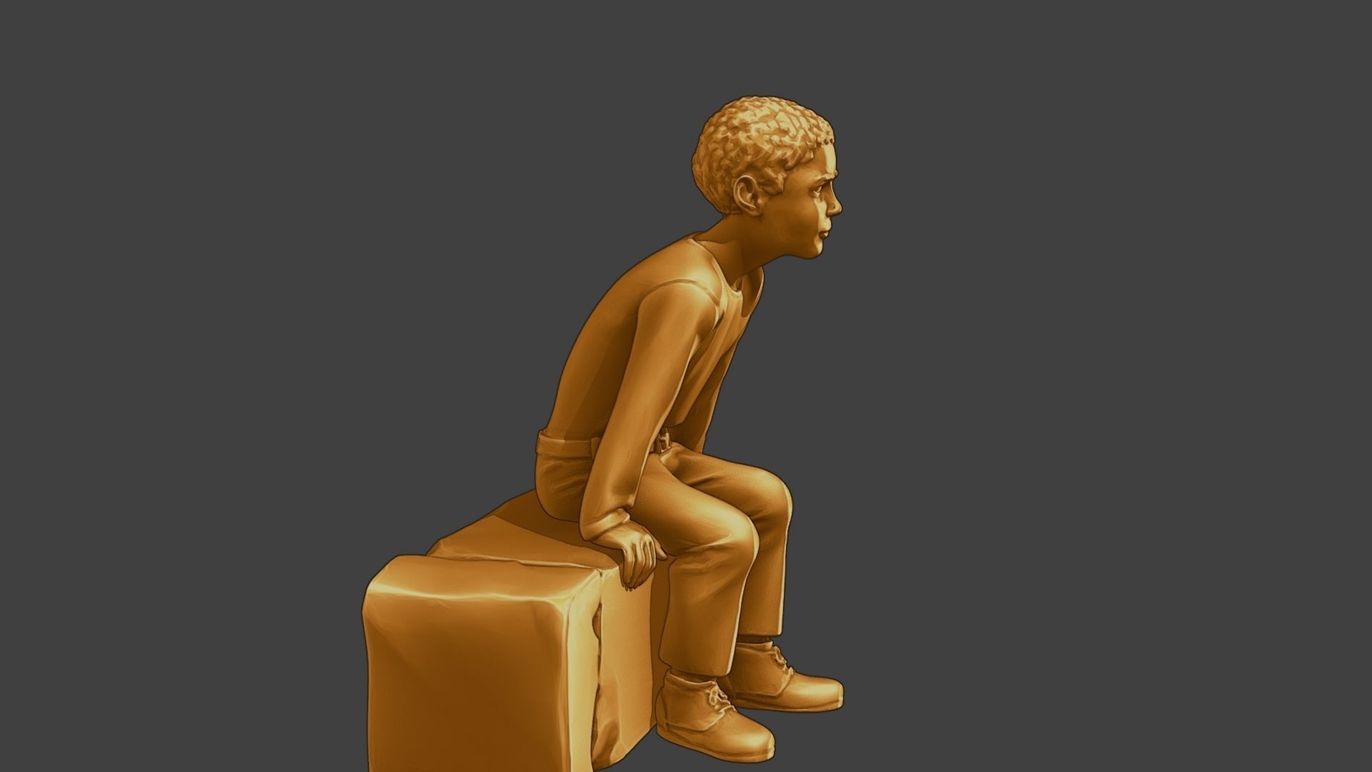 ww2 Casual Boy CB1 009 3D print model_9